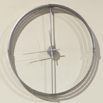 Metal clock - Chrome