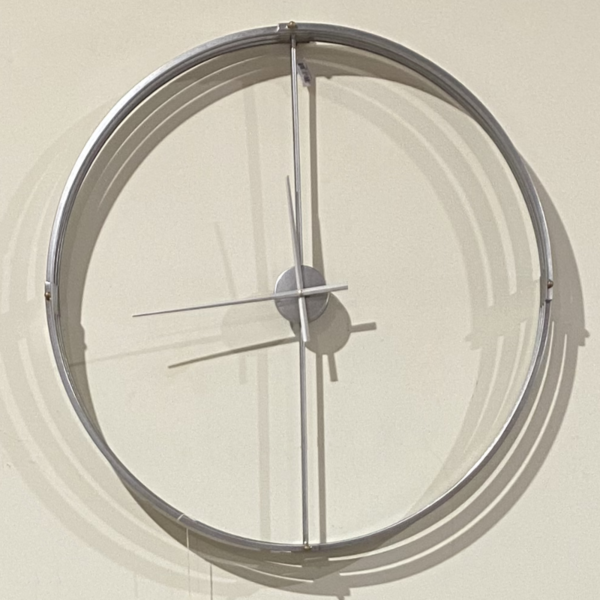 Metal clock - Chrome