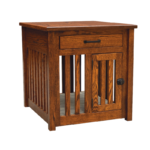 Macey Pet End Table- wood slats - Image 2