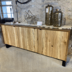 Modern Credenza with vertical doors - Image 4