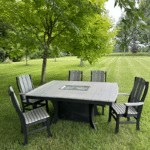 Fire Table with chairs