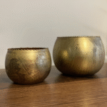 Beverley Gold Votives set of 2